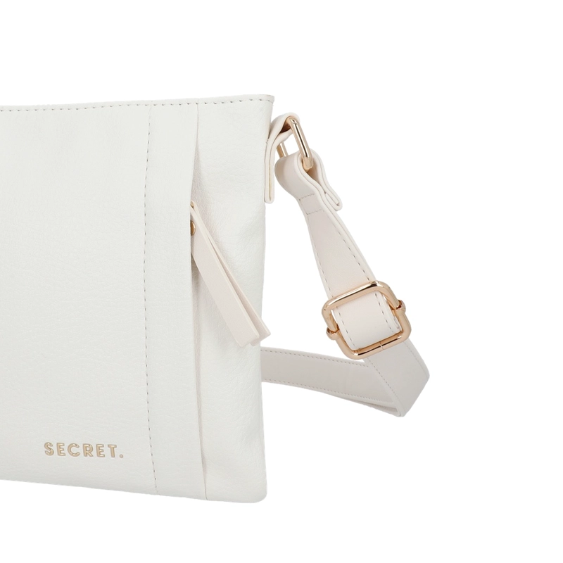 CARTERA BANDOLERA SECRET ALBURY SC7 PEQUEÑA BEIGE - 5