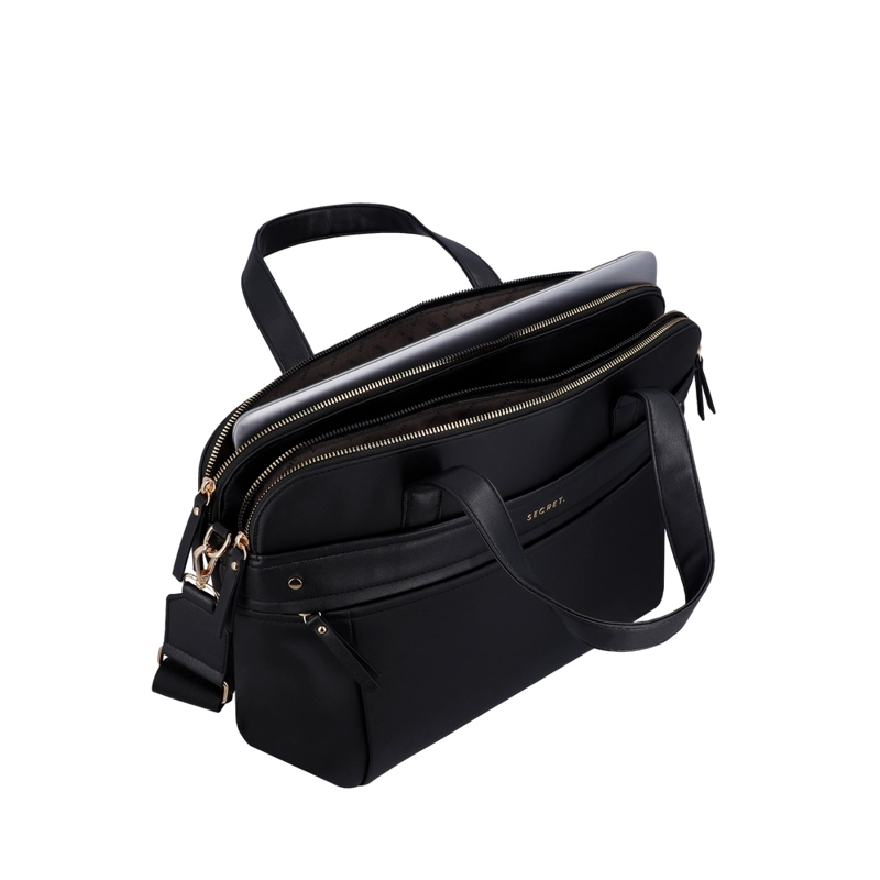 CARTERA PORTA LAPTOP 16' SECRET LONDRES SC7 GRANDE NEGRA - 4