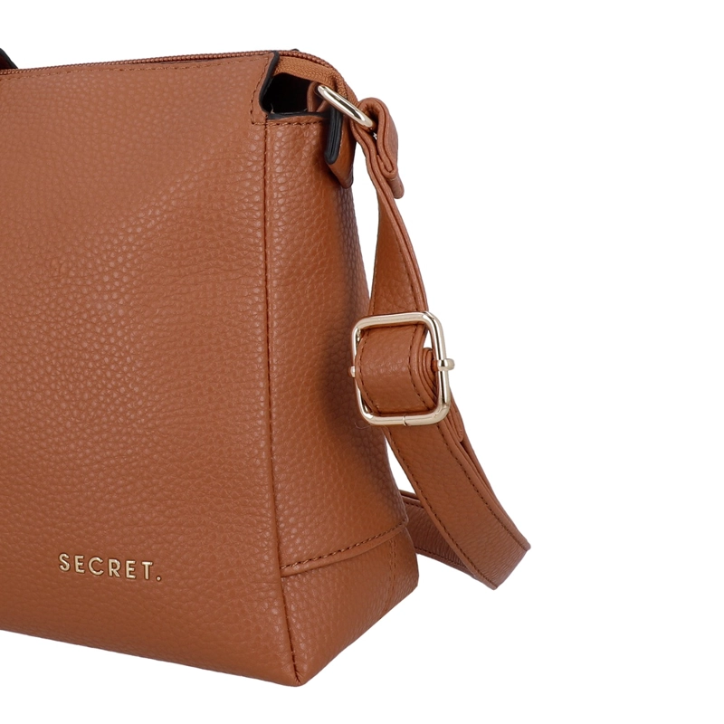 CARTERA BANDOLERA SECRET SOFIA SC7 MEDIANA CAFE - 5