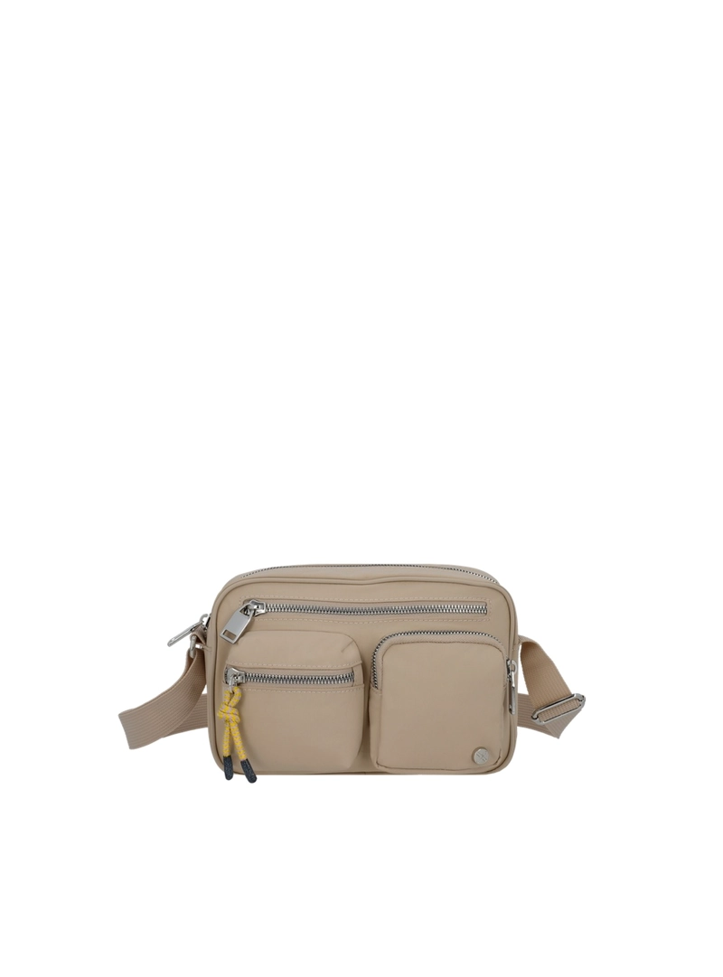 CARTERA BANDOLERA XTREM HAZEL 3XT PEQUEÑA BEIGE - 1