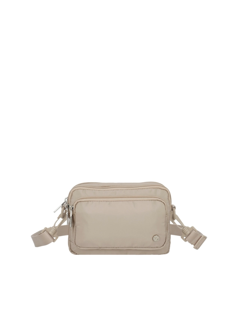 CARTERA BANDOLERA XTREM WEEKEND 3XT PEQUEÑA BEIGE - 1