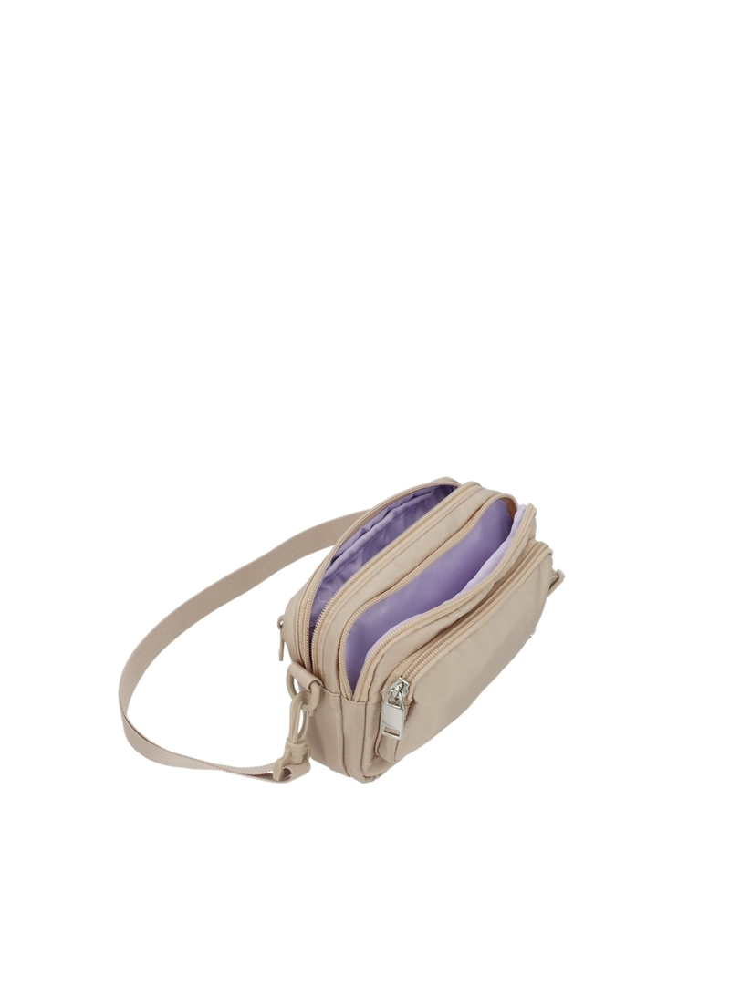CARTERA BANDOLERA XTREM WEEKEND 3XT PEQUEÑA BEIGE - 4