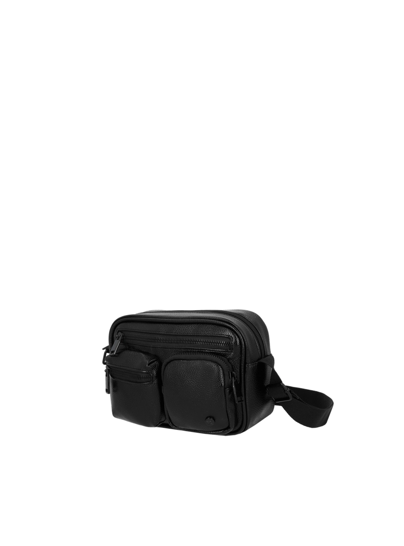 CARTERA BANDOLERA XTREM HAZEL 3XT PEQUEÑA NEGRA BRILLANTE - 2