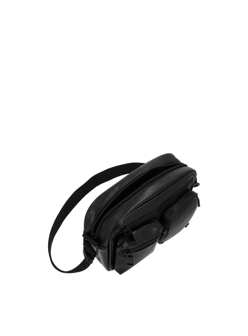 CARTERA BANDOLERA XTREM HAZEL 3XT PEQUEÑA NEGRA BRILLANTE - 4