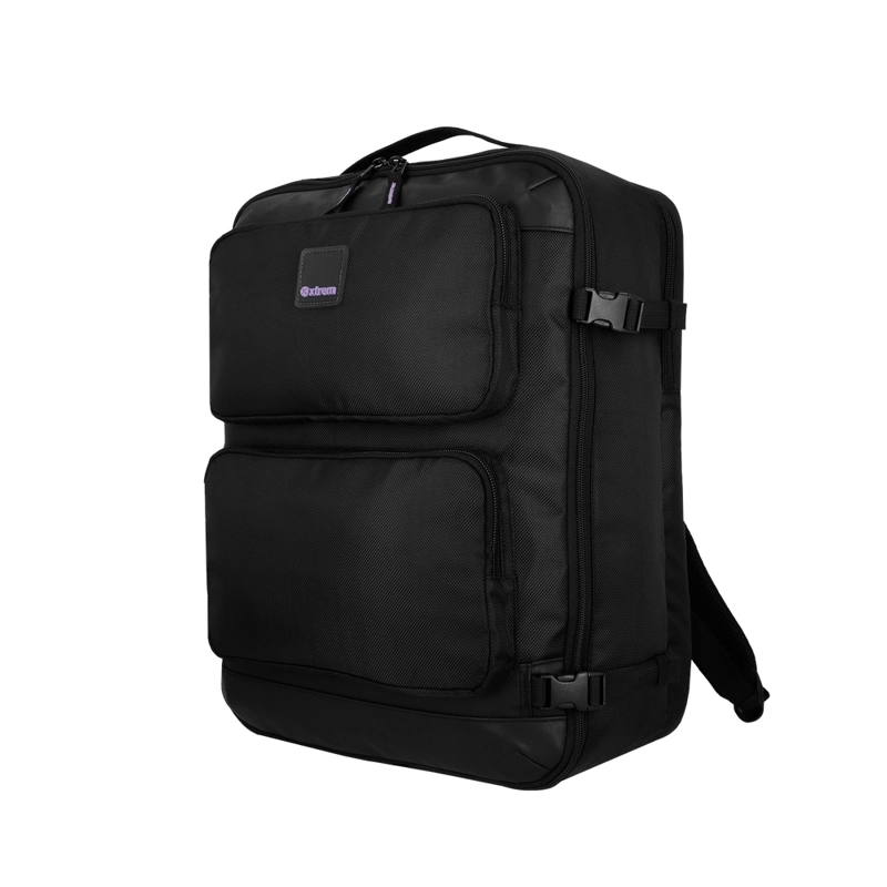 MOCHILA DE VIAJE 17' XTREM REYNOLD 6XT NEGRA/MORADA - 4