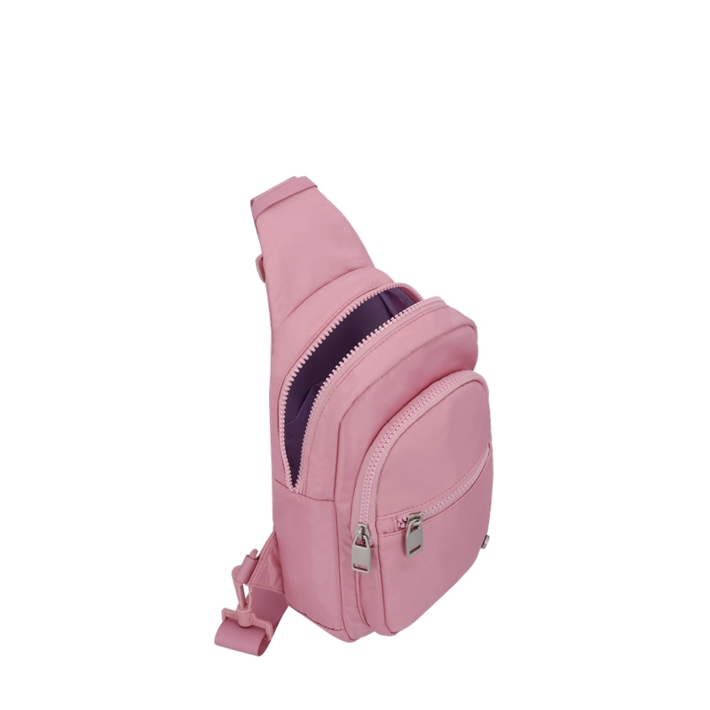 CARTERA BANDOLERA XTREM RONAN 3XT PEQUEÑA ROSADA - 4