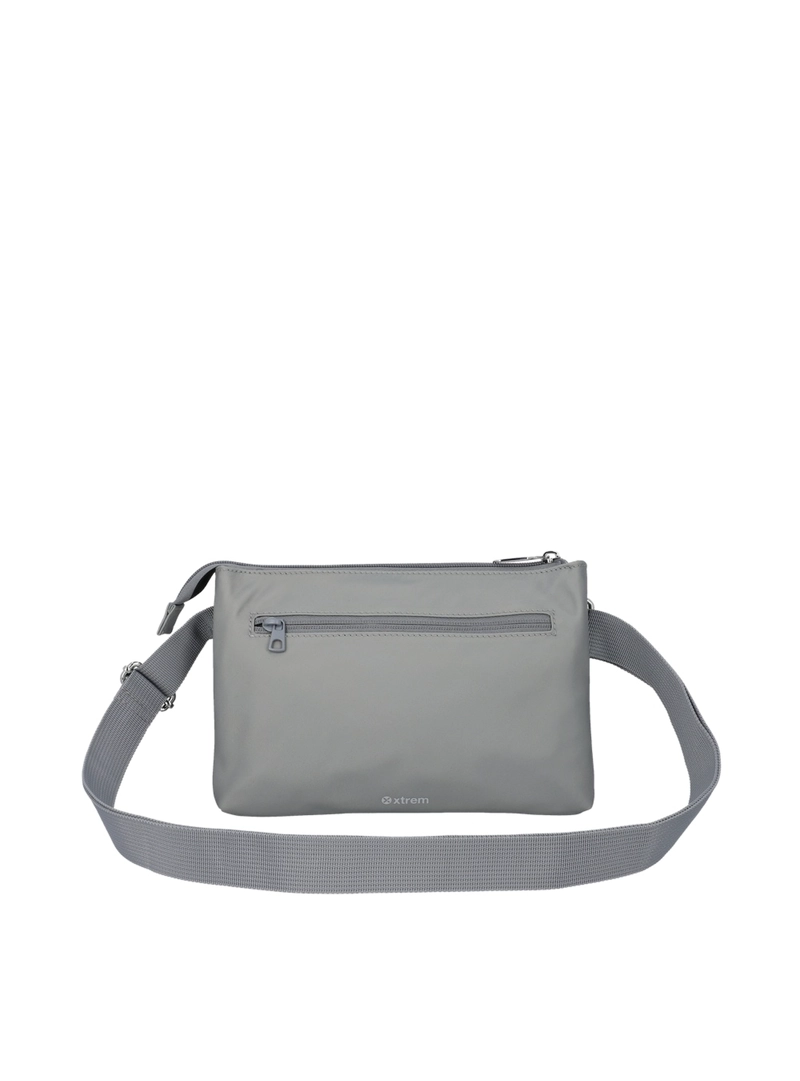 CARTERA BANDOLERA XTREM LENA 7XT PEQUEÑA GRIS - 3