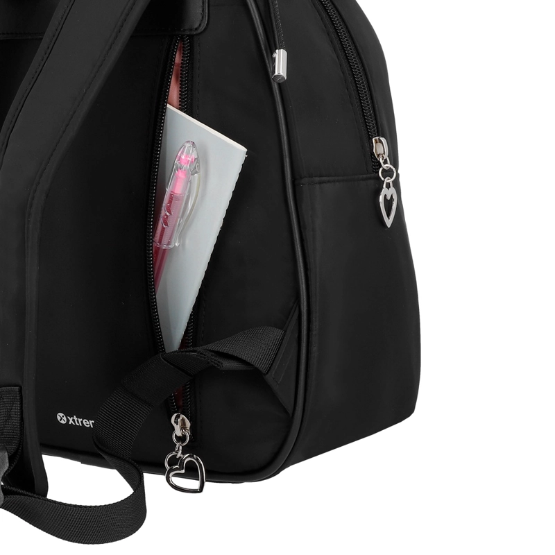 MOCHILA DE MUJER XTREM ALISA 7XT PEQUEÑA NEGRA - 6