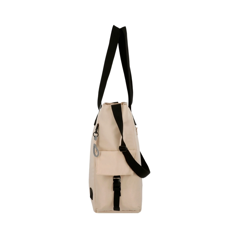 CARTERA TOTE BAG 14' XTREM TESSA 6XT MEDIANA BEIGE - 5