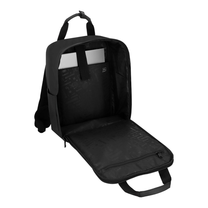 MOCHILA NOTEBOOK 14' XTREM NINA 6XT MEDIANA NEGRA IRIDISCENT - 5