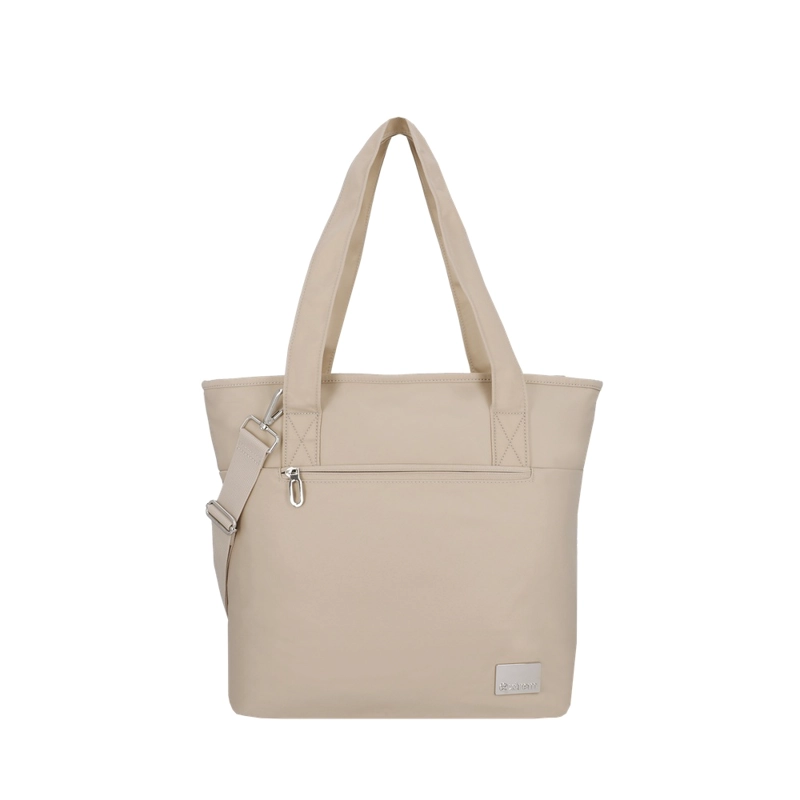 CARTERA TOTE BAG 14' XTREM VIOLET 6XT MEDIANA BEIGE - 1