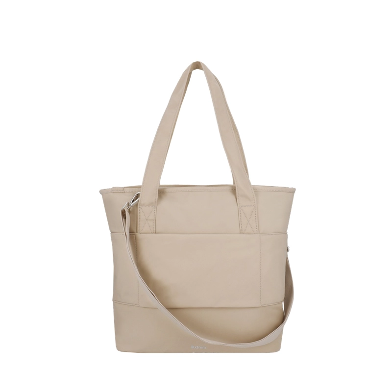 CARTERA TOTE BAG 14' XTREM VIOLET 6XT MEDIANA BEIGE - 3