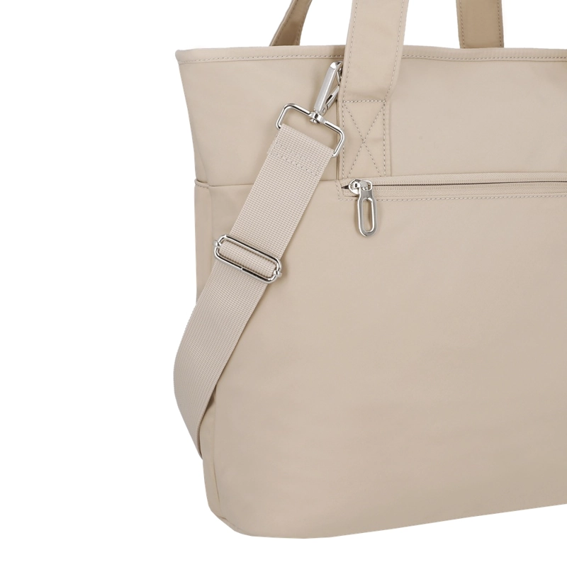 CARTERA TOTE BAG 14' XTREM VIOLET 6XT MEDIANA BEIGE - 6