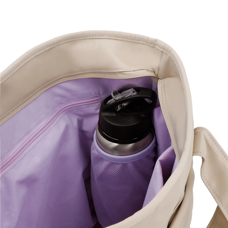 CARTERA TOTE BAG 14' XTREM VIOLET 6XT MEDIANA BEIGE - 8