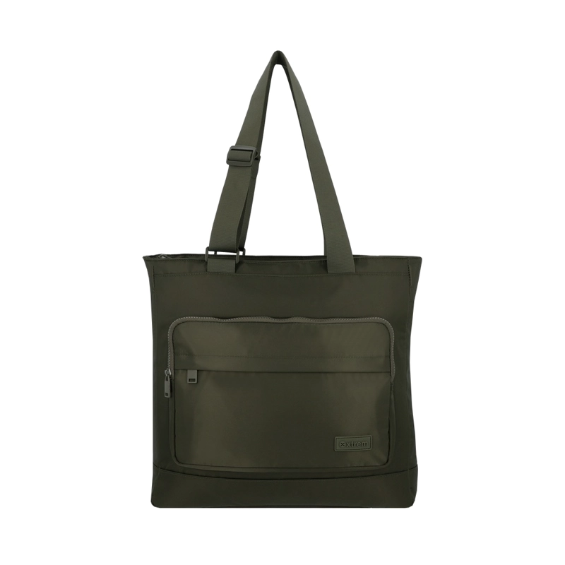CARTERA TOTE BAG 14' XTREM CHLOE 5XT MEDIANA VERDE OLIVA - 1