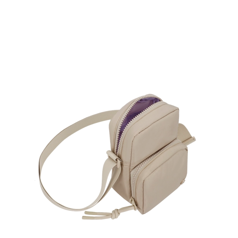 CARTERA PORTACELULAR XTREM AVA 3XT MINI BEIGE - 4