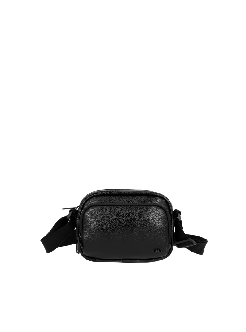 CARTERA BANDOLERA XTREM DANA 7XT PEQUEÑA NEGRA BRILLANTE - 1