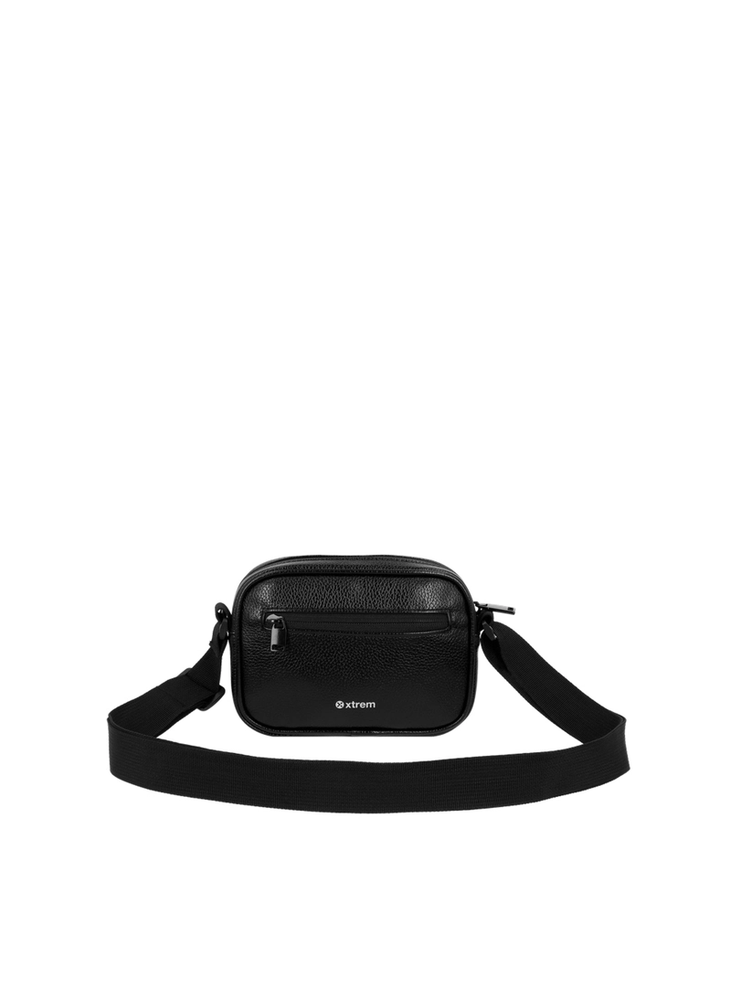 CARTERA BANDOLERA XTREM DANA 7XT PEQUEÑA NEGRA BRILLANTE - 3