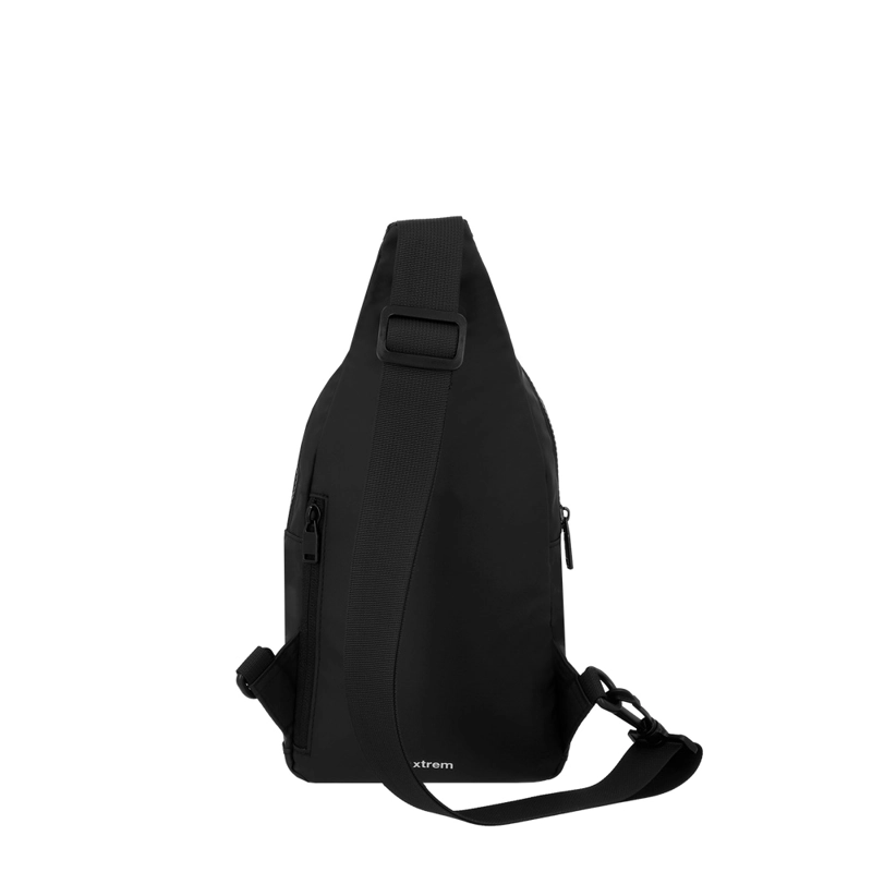 CARTERA BANDOLERA XTREM RONAN 3XT PEQUEÑA NEGRA IRIDISCENTE - 3