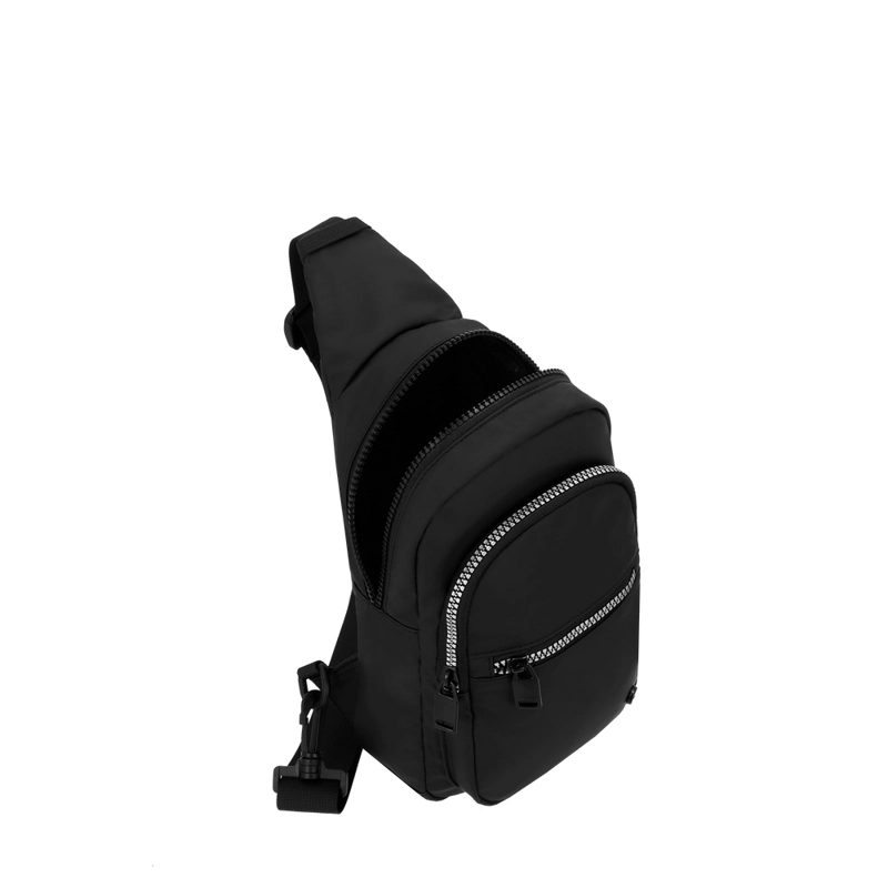 CARTERA BANDOLERA XTREM RONAN 3XT PEQUEÑA NEGRA IRIDISCENTE - 4