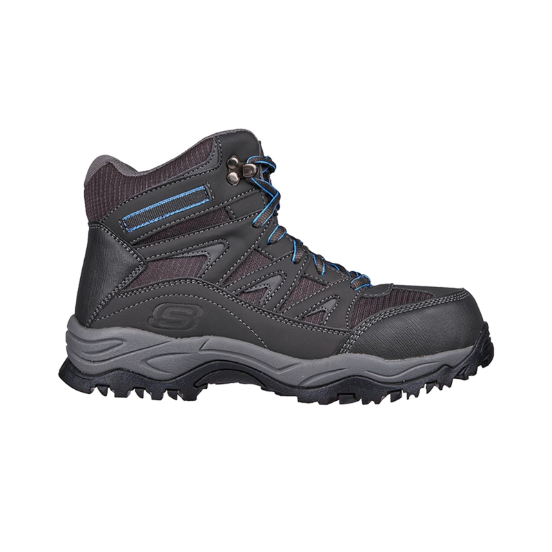 SKECHERS BOTIN MUJER SEGURIDAD POMERIA GRIS TAMAÑO 35 - 1