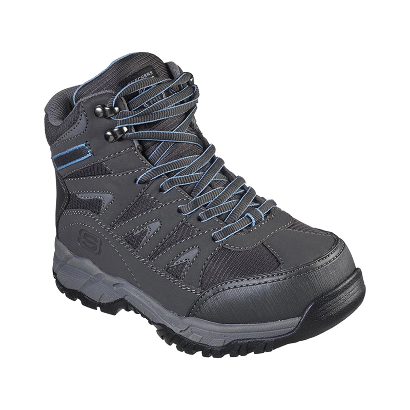 SKECHERS BOTIN MUJER SEGURIDAD POMERIA GRIS TAMAÑO 40 - 2