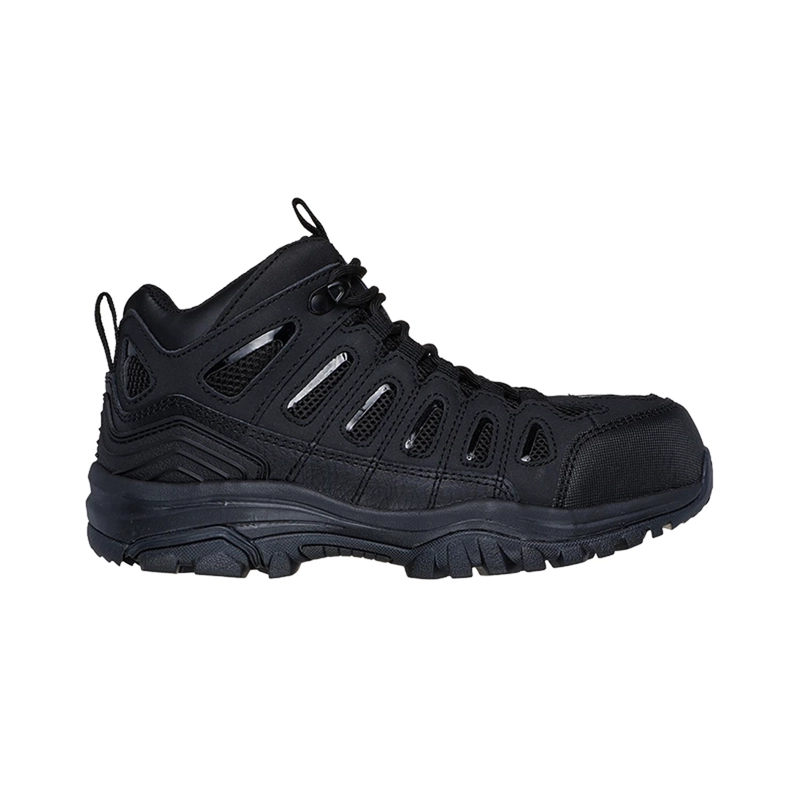 SKECHERS BOTIN MUJER SEGURIDAD BELLSHILL NEGRO - 1