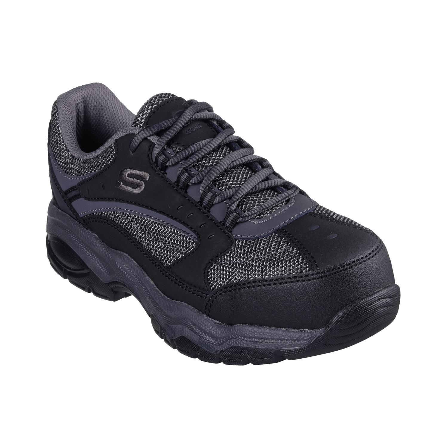 SKECHERS ZAPATILLA MUJER SEGURIDAD BISCOE NEGRO - 2