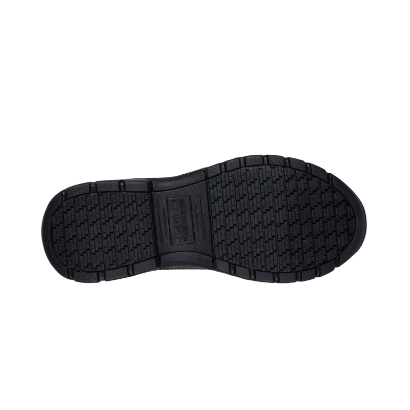 SKECHERS ZAPATILLA MUJER SEGURIDAD BISCOE NEGRO - 4