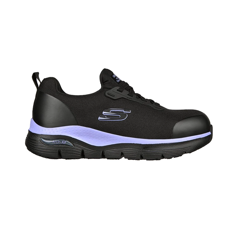 SKECHERS ZAPATILLA MUJER SEGURIDAD EVZAN MORADO - 1