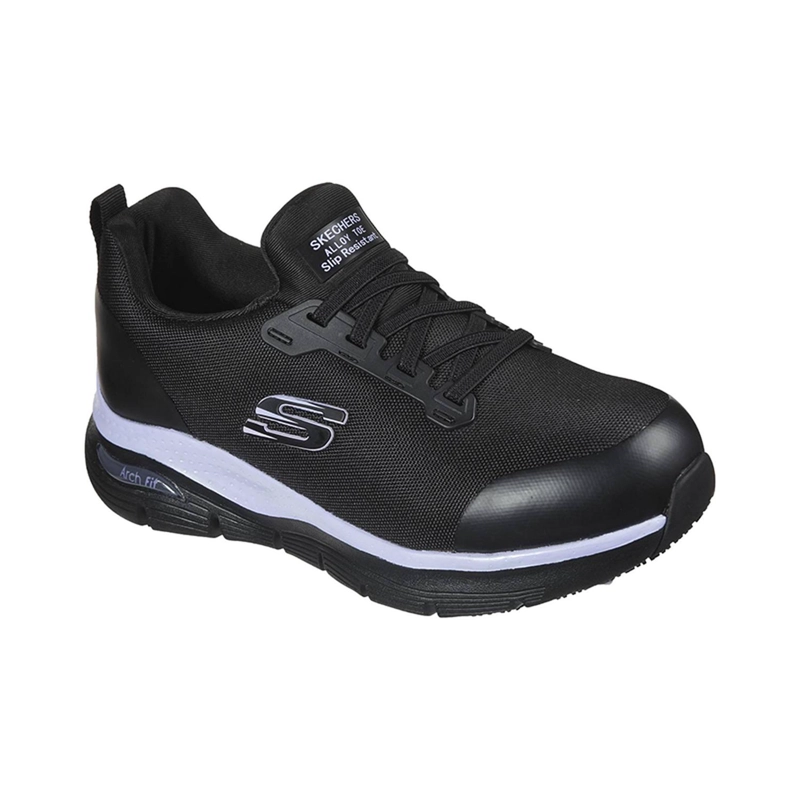 SKECHERS ZAPATILLA MUJER SEGURIDAD EVZAN MORADO - 2
