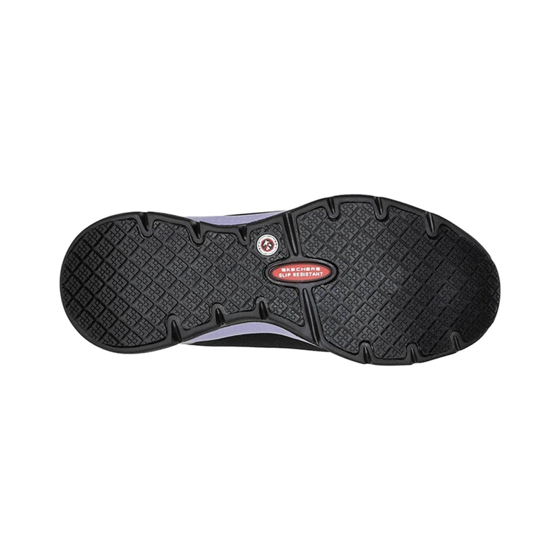 SKECHERS ZAPATILLA MUJER SEGURIDAD EVZAN MORADO - 4