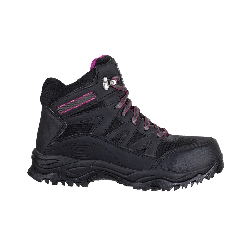 SKECHERS BOTIN MUJER SEGURIDAD POMERIA NEGRO - 1