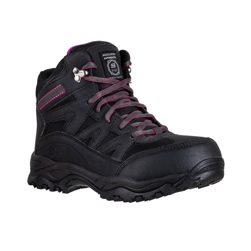 SKECHERS BOTIN MUJER SEGURIDAD POMERIA NEGRO - 2