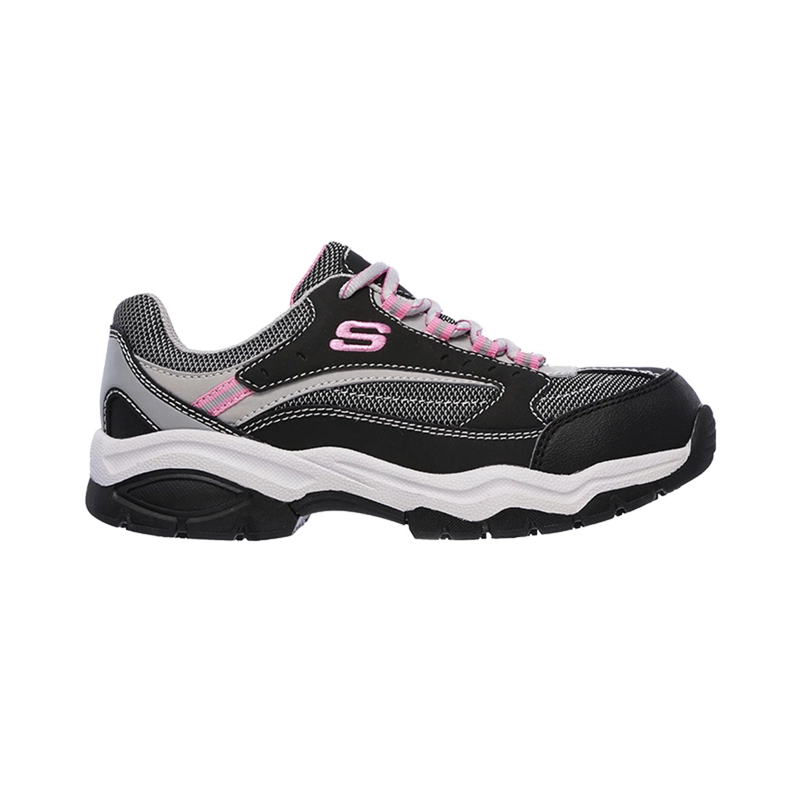 SKECHERS ZAPATILLA MUJER SEGURIDAD BISCOE ROSADO - 1