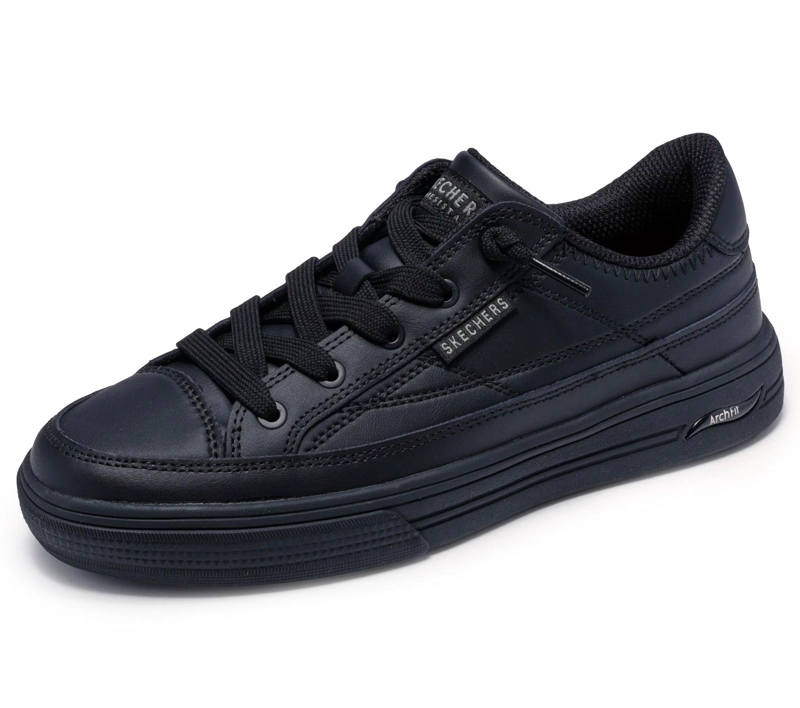 SKECHERS ZAPATILLA MUJER OCUPACIONAL ARCADE NEGRO - 4