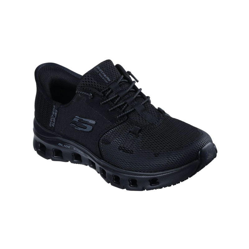 SKECHERS ZAPATILLA OCUPACIONAL HOMBRE GLIDESTEP NEGRO - 2