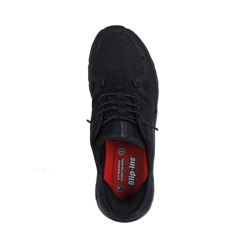 SKECHERS ZAPATILLA OCUPACIONAL HOMBRE GLIDESTEP NEGRO - 3