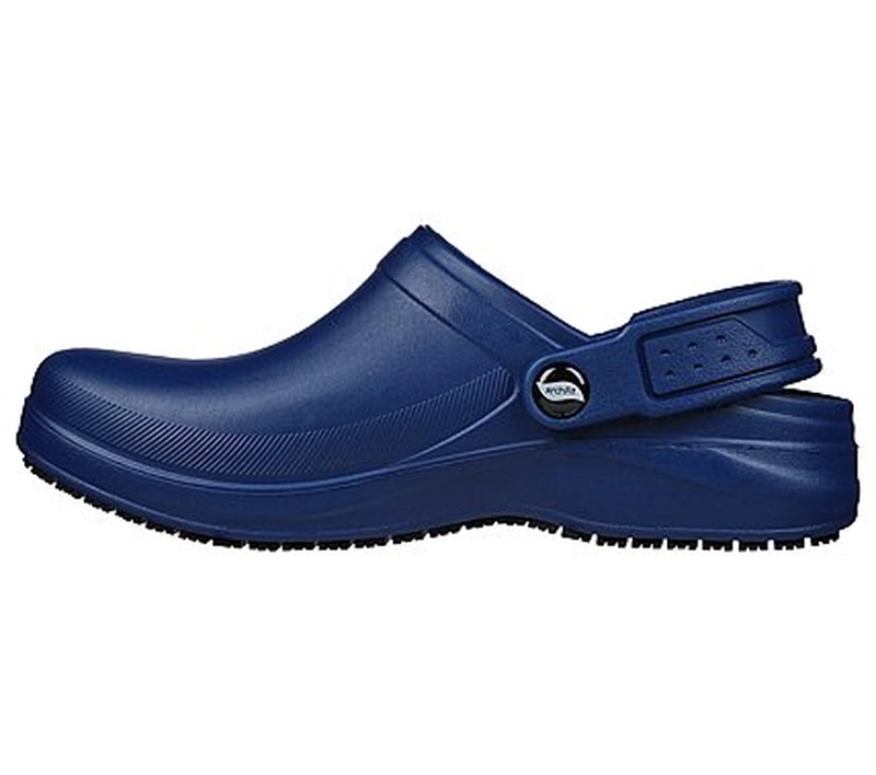 SKECHERS ZUECO HOMBRE TRABAJO RIVERBOUND AZUL - 4