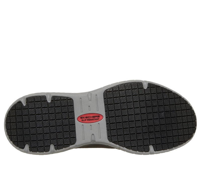 ZAPATO DE SEGURIDAD SKECHERS WORK VAULTOR BKGY HOMBRE - 5