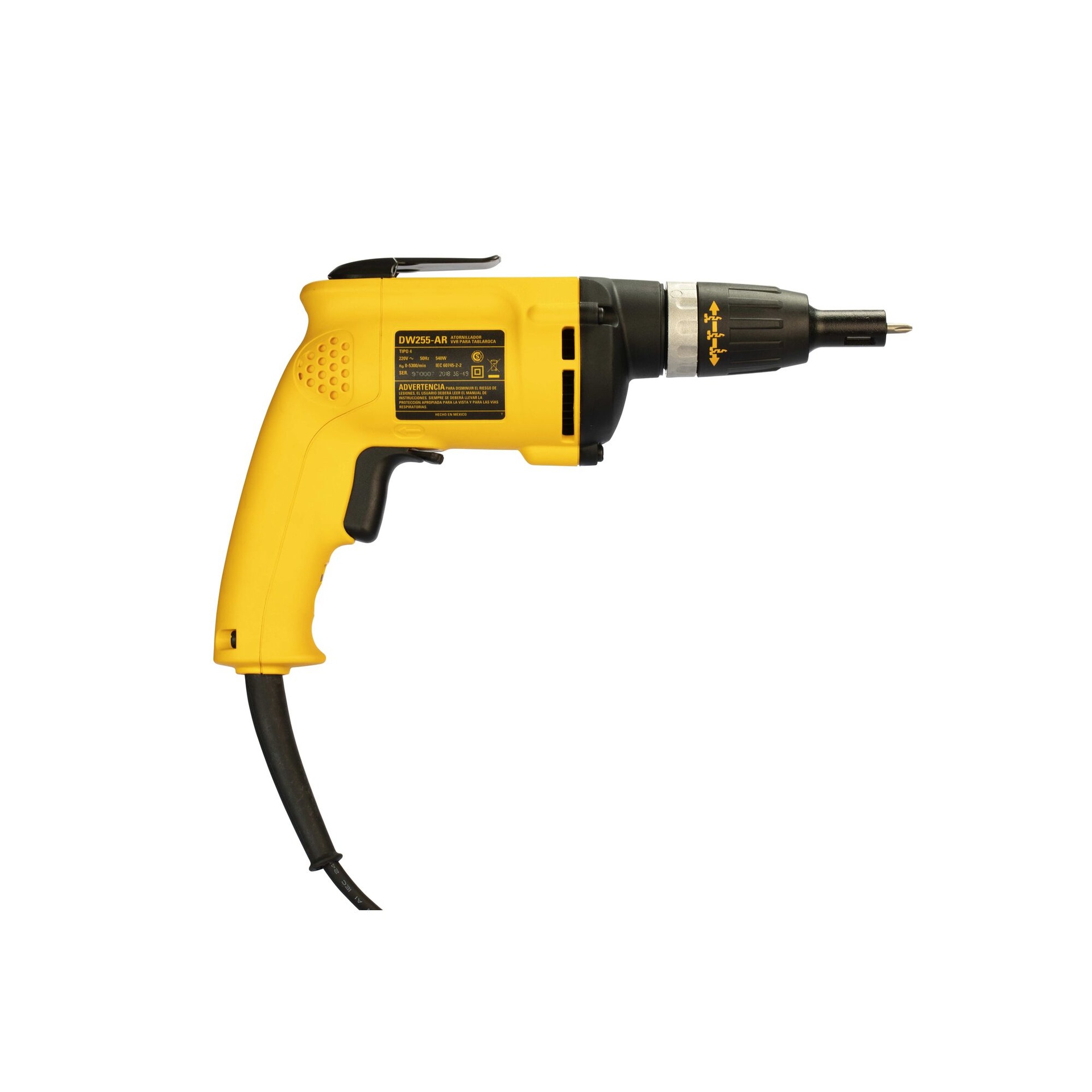 ATORNILLADOR DEWALT MODEL DW255 540W - 3