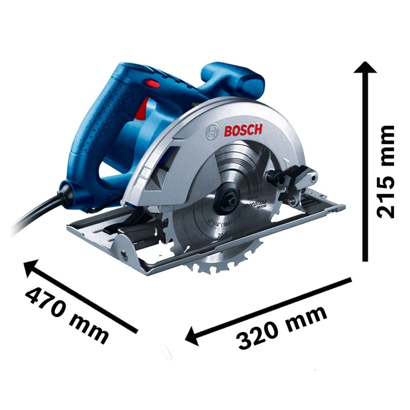 SIERRA BOSCH CIRCULAR 7 1/4' GKS 20-65 2000 W - 4