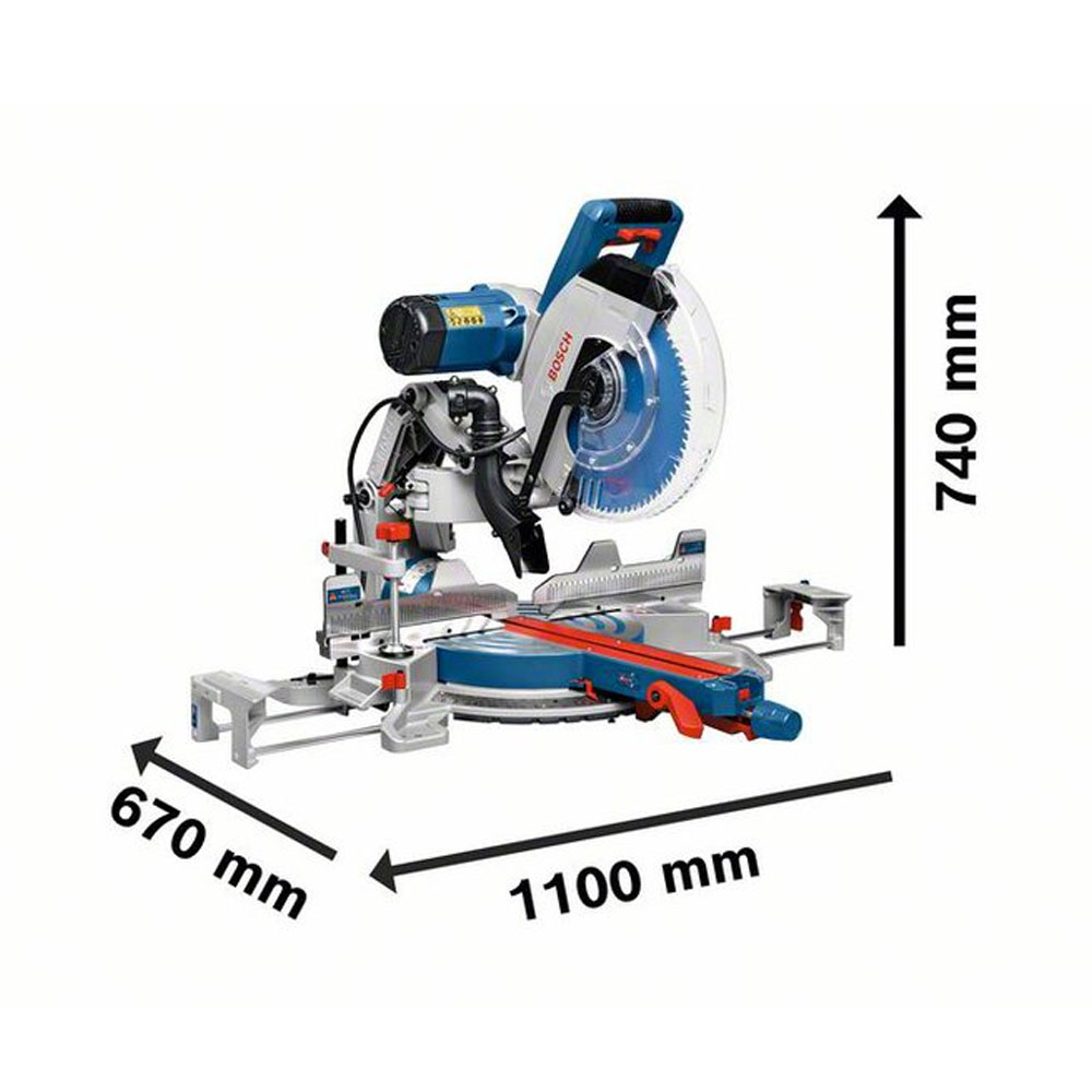INGLETEADORA 12' BOSCH MODELO GCM 12 GDL 1800 W - 7