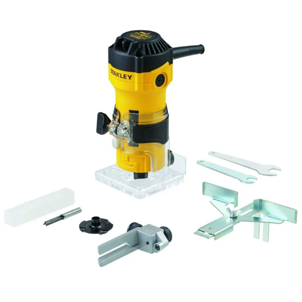 REBAJADORA 1/4' STANLEY ST55-B2C 550W + ACC. - 2