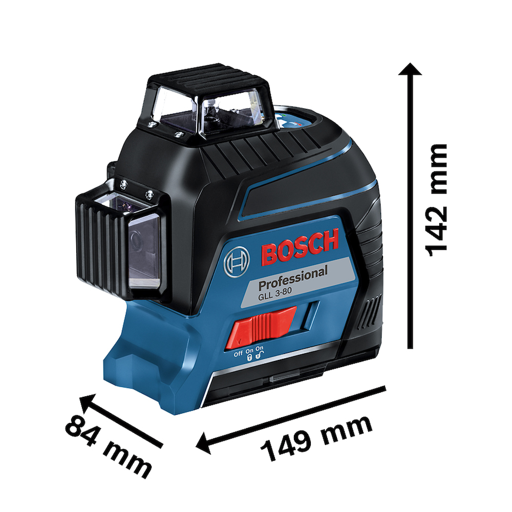 NIVEL LÁSER BOSCH LÍNEAS MODEL GLL 3-80 - 5