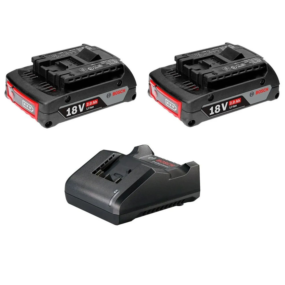 TALADRO BOSCH GSB 18V-50 + LLAVE IMPACTO GDX 18V-200 + 2BAT - 4