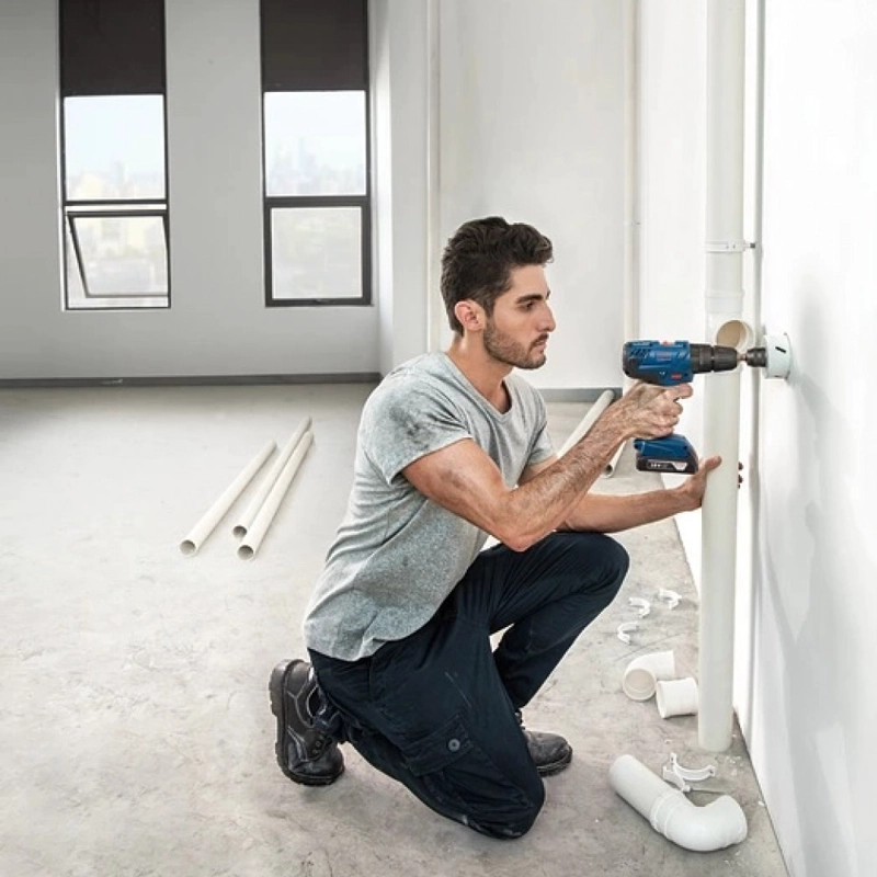 TALADRO PERCUTOR BOSCH INALAMBRICO 13 MM +LIJADORA GSS 18 V-10 - 3