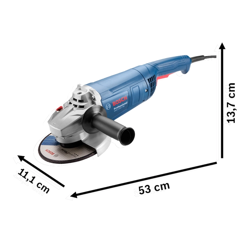 ESMERIL ANGULAR BOSCH VULCANO 7' GWS 2200-180 TC 2200 W - 4