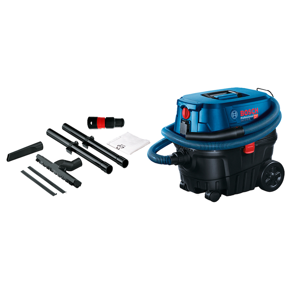 ASPIRADORA BOSCH EN HÚMEDO/SECO 25 LTS. GAS 12-25 PL 1250W - 5