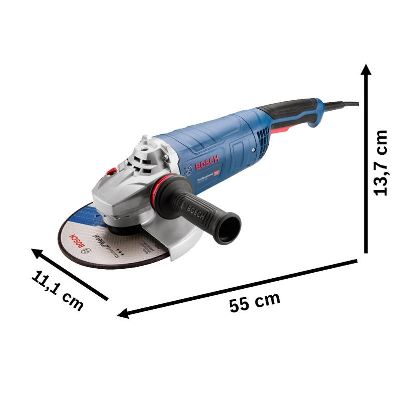 ESMERIL BOSCH ANGULAR VULCANO 9' GWS 25-230 TC 2500 W - 3